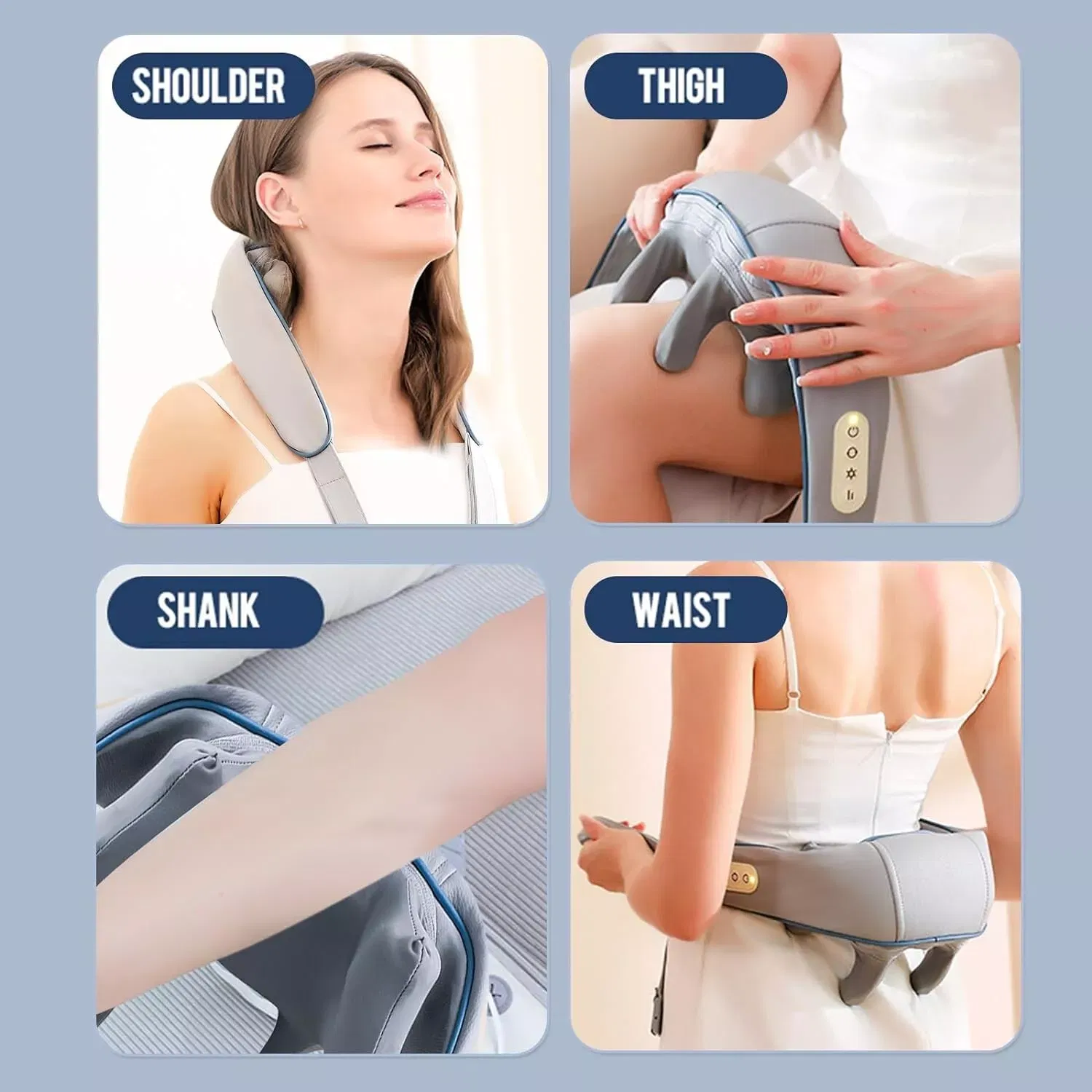 YIZER Mini Shiatsu Neck Massager For Neck & Shoulder
