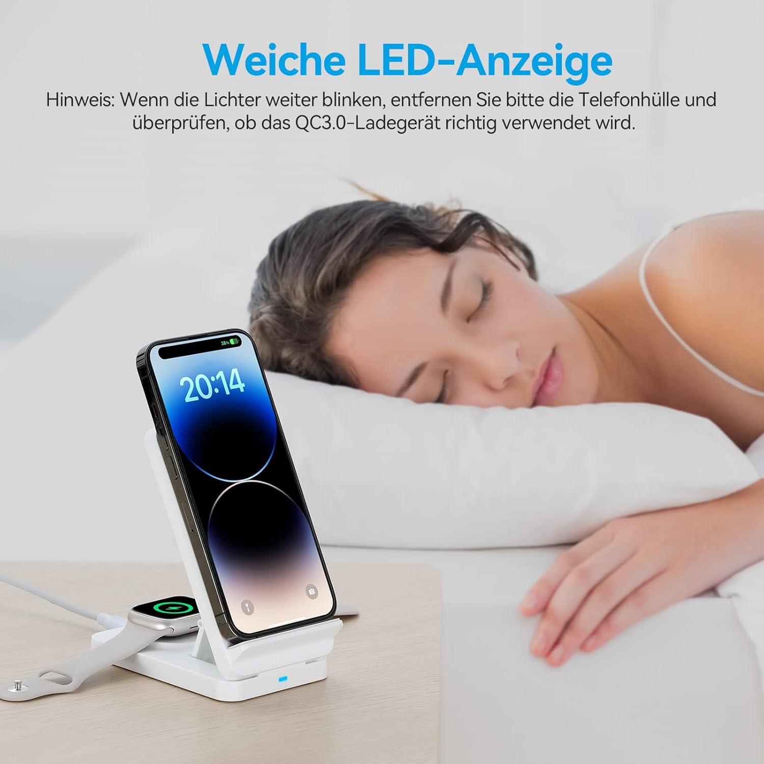 AGPTEK Wireless Charger 3 In 1