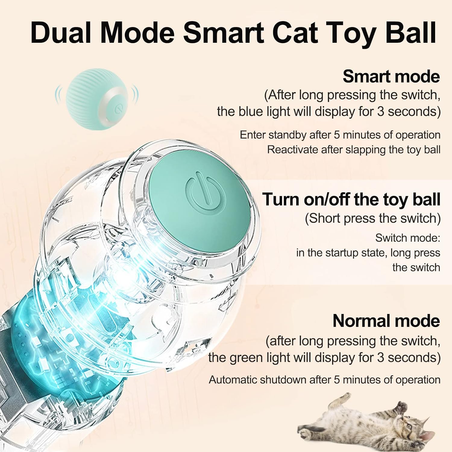 Interactive Cat Ball Toy
