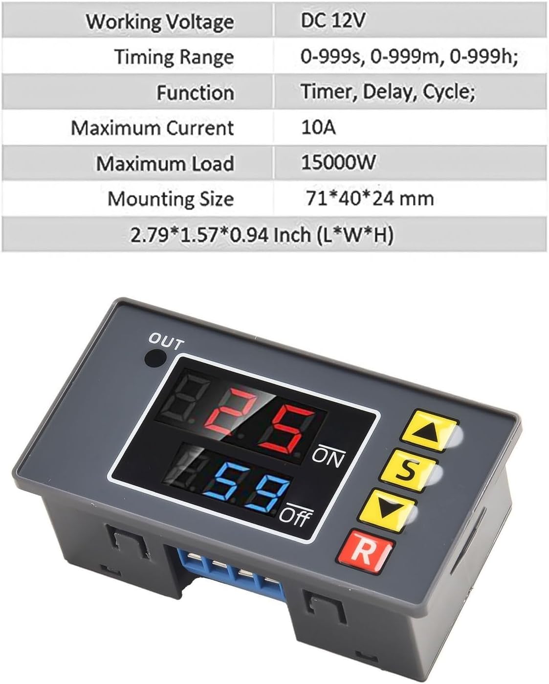 12V DC Timer Switch Module