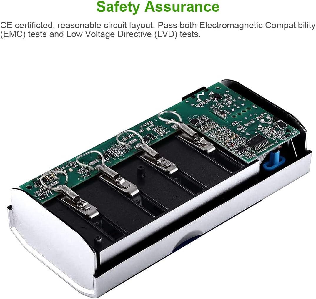 EBL D Cells 10000mAh Rechargeable Batteries