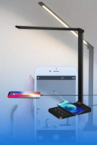 LED Desk Lamp With Wireless Charging Function
