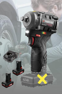 Parkside PPDSSA 12 A1 Cordless Rotary Impact Wrench