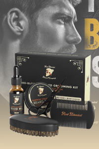 Red-Blooded Beard Grooming Kit