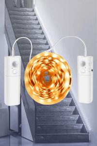 WOBANE LED Strip Lights With Dual Motion Sensor