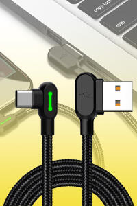Cable For IPhone 1.2 Meter Button Mcdodo 90 Degrees 