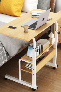Mobile Laptop Computer Desk For Bedside,