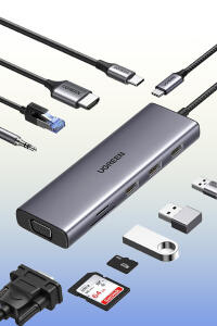 UGREEN 10-in-1 USB-C HUB Docking Station Adapter
