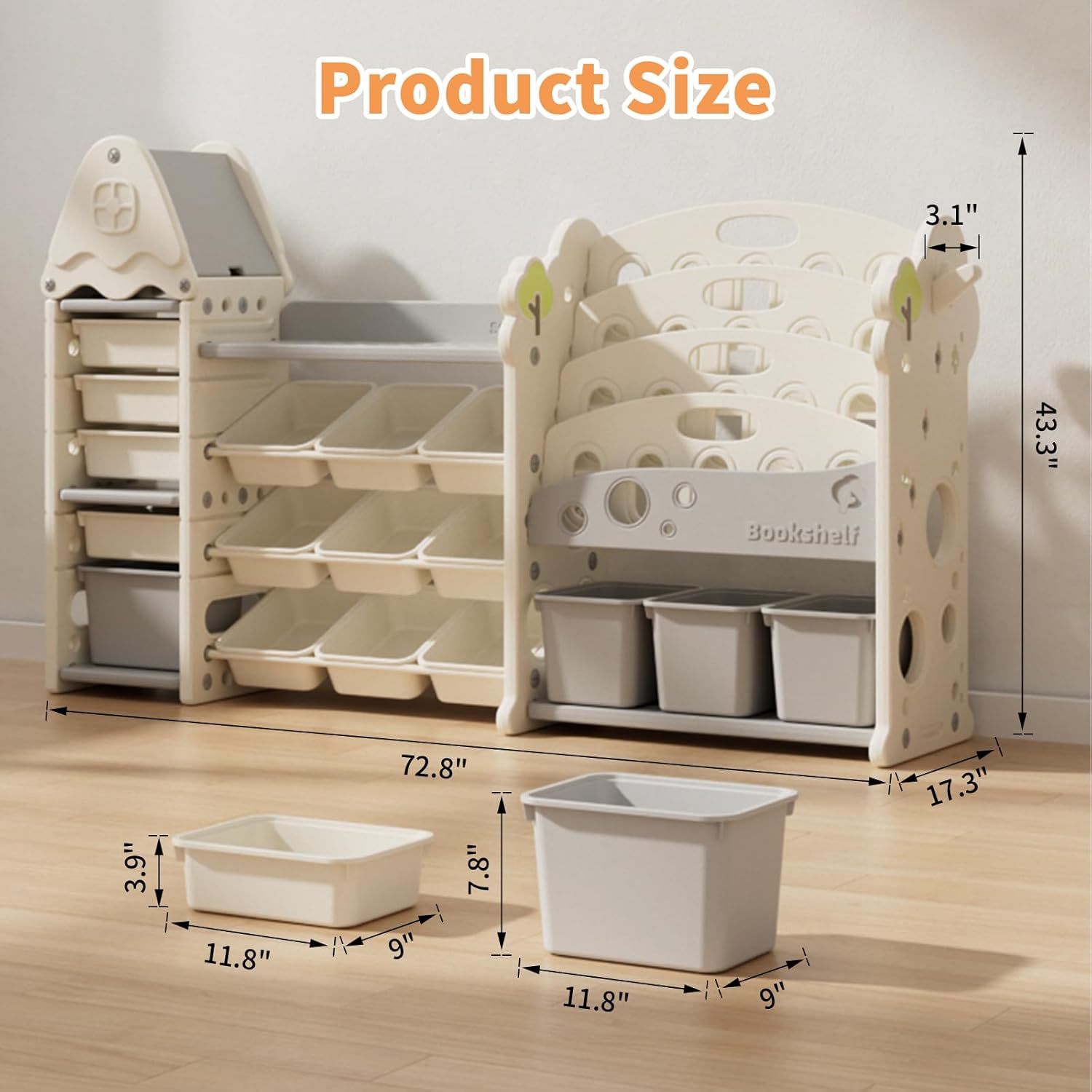 Linor Kids Toy Storage Organizer