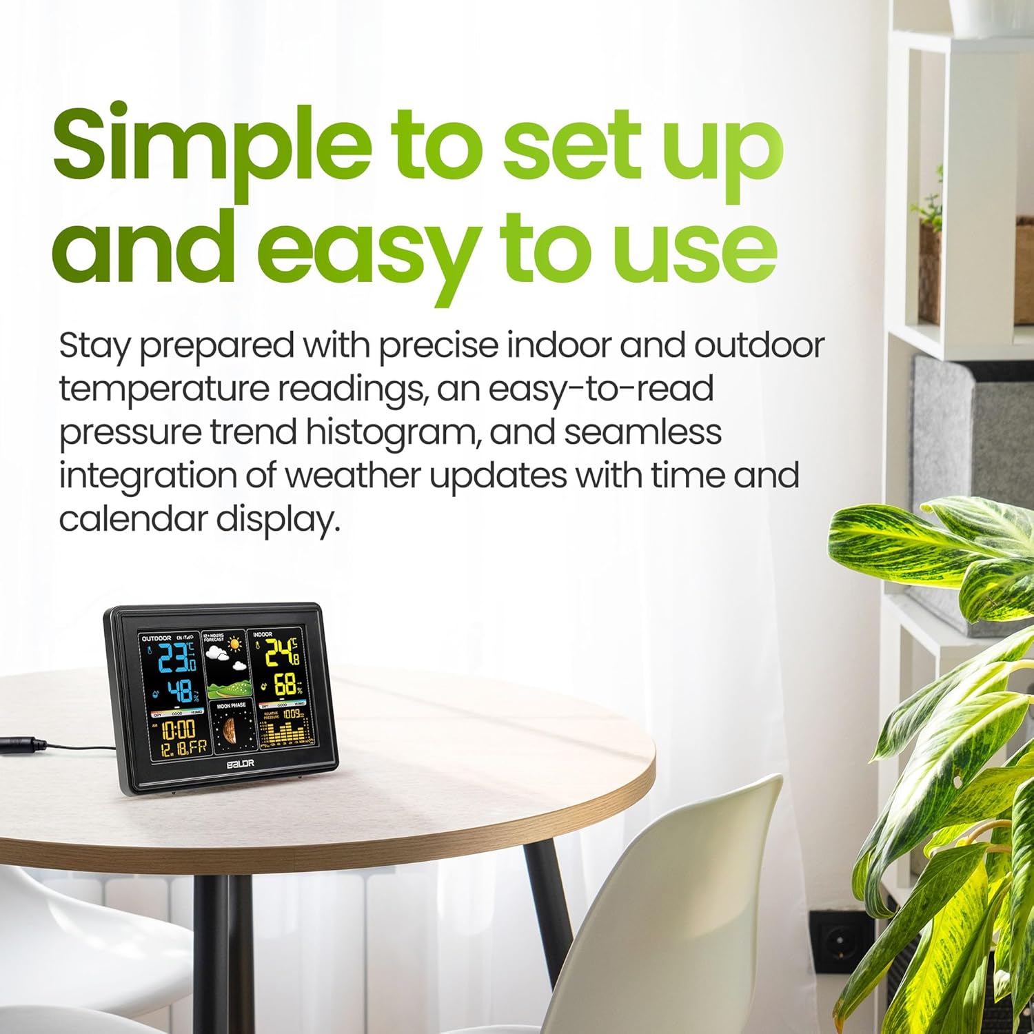 BALDR Home Weather Station & Indoor