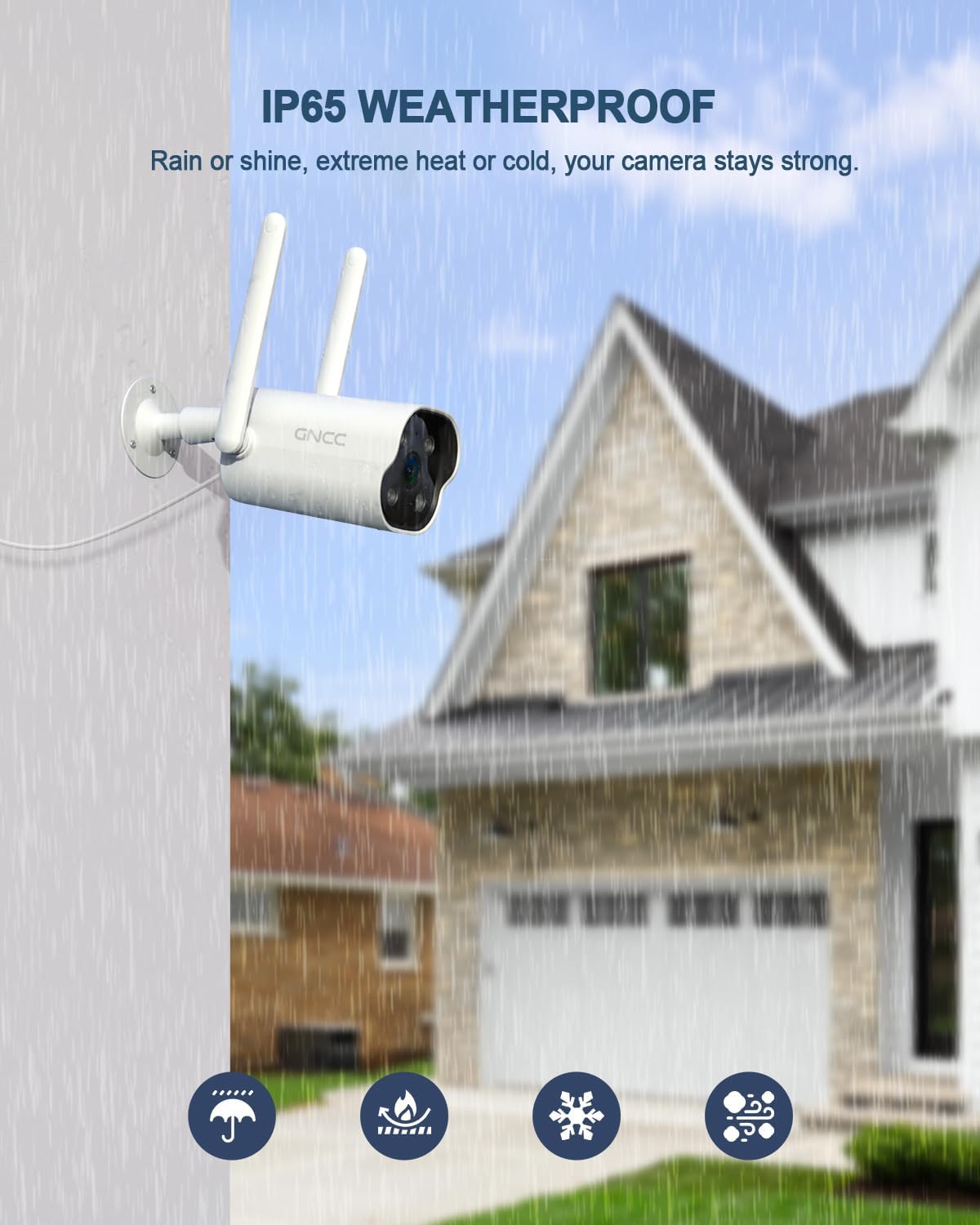 GNCC GT1Pro 2K Outdoor Security Camera