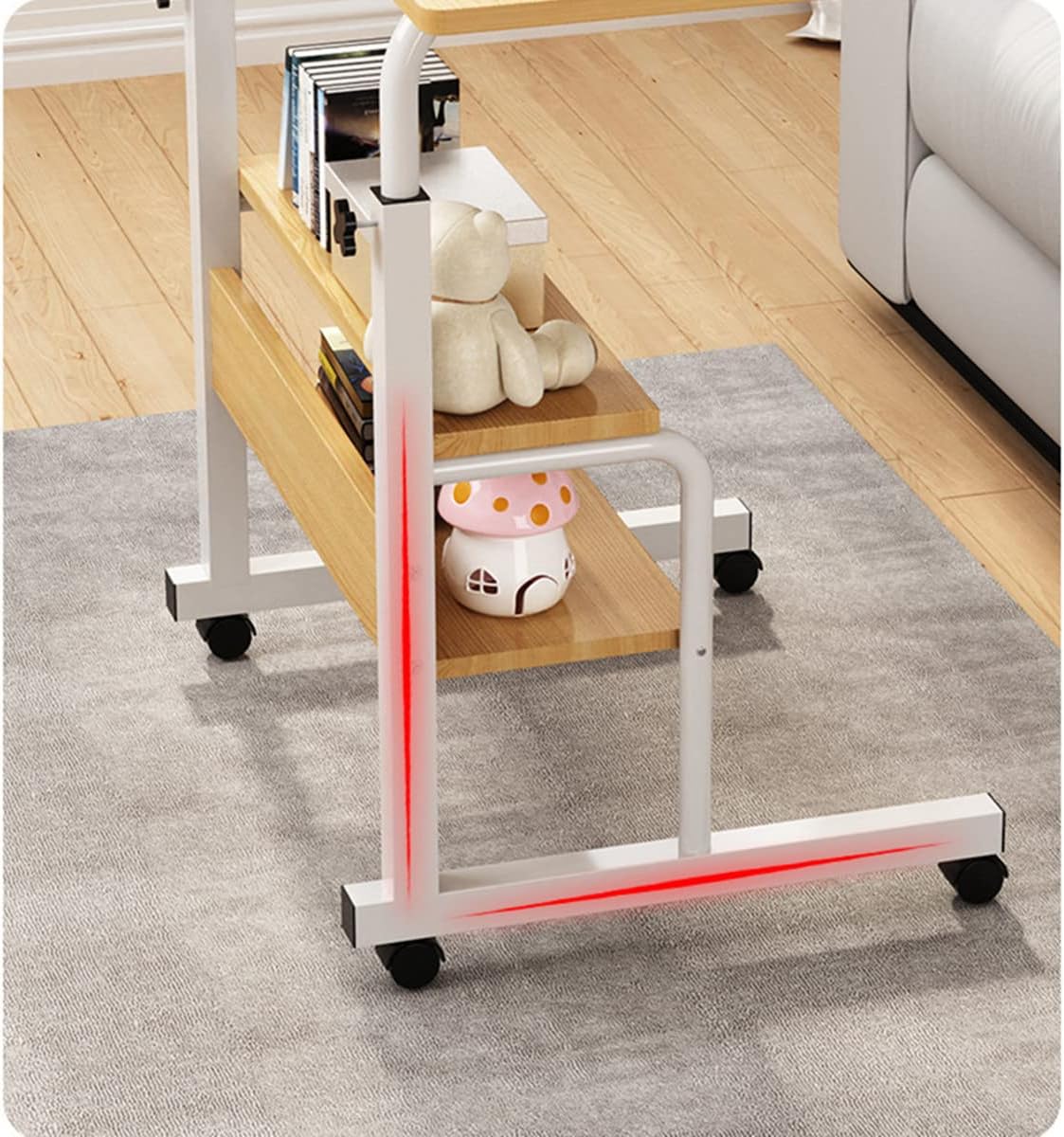 Mobile Laptop Computer Desk For Bedside,