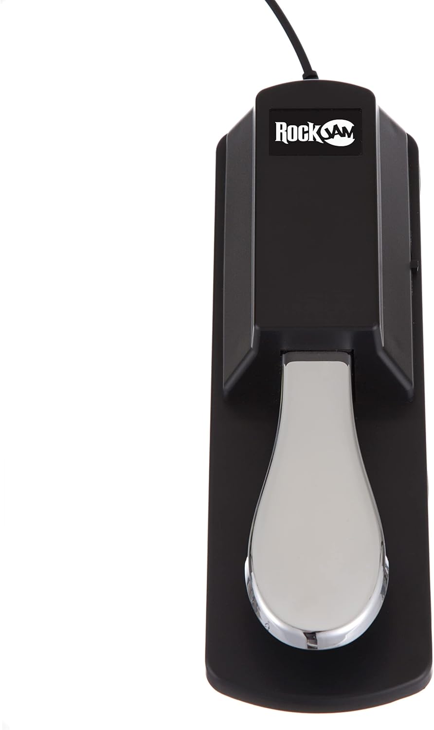 RockJam Universal Sustain Pedal For Electronic Keyboards And Digital Pianos