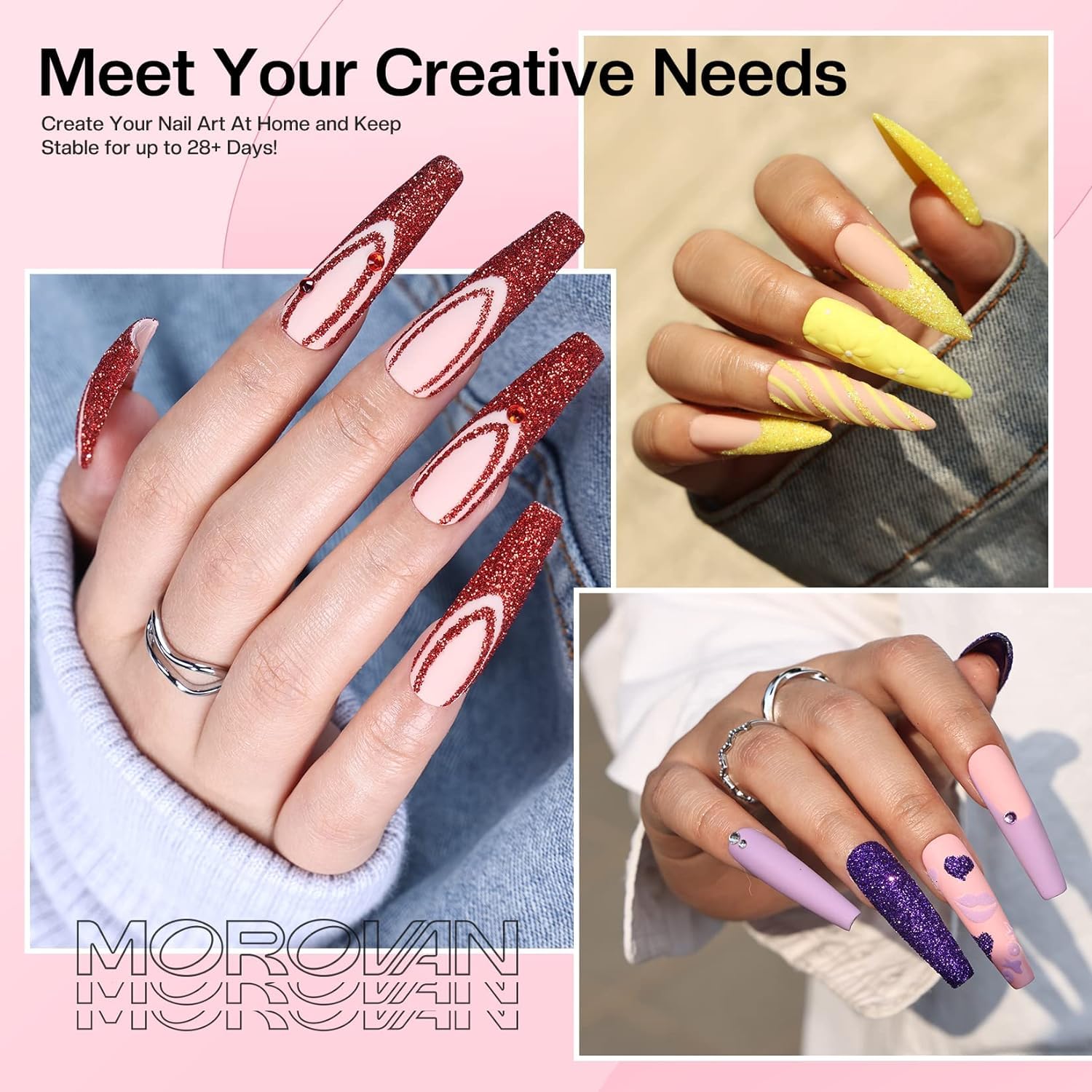 Morovan Acrylic Nail Kit With Drill