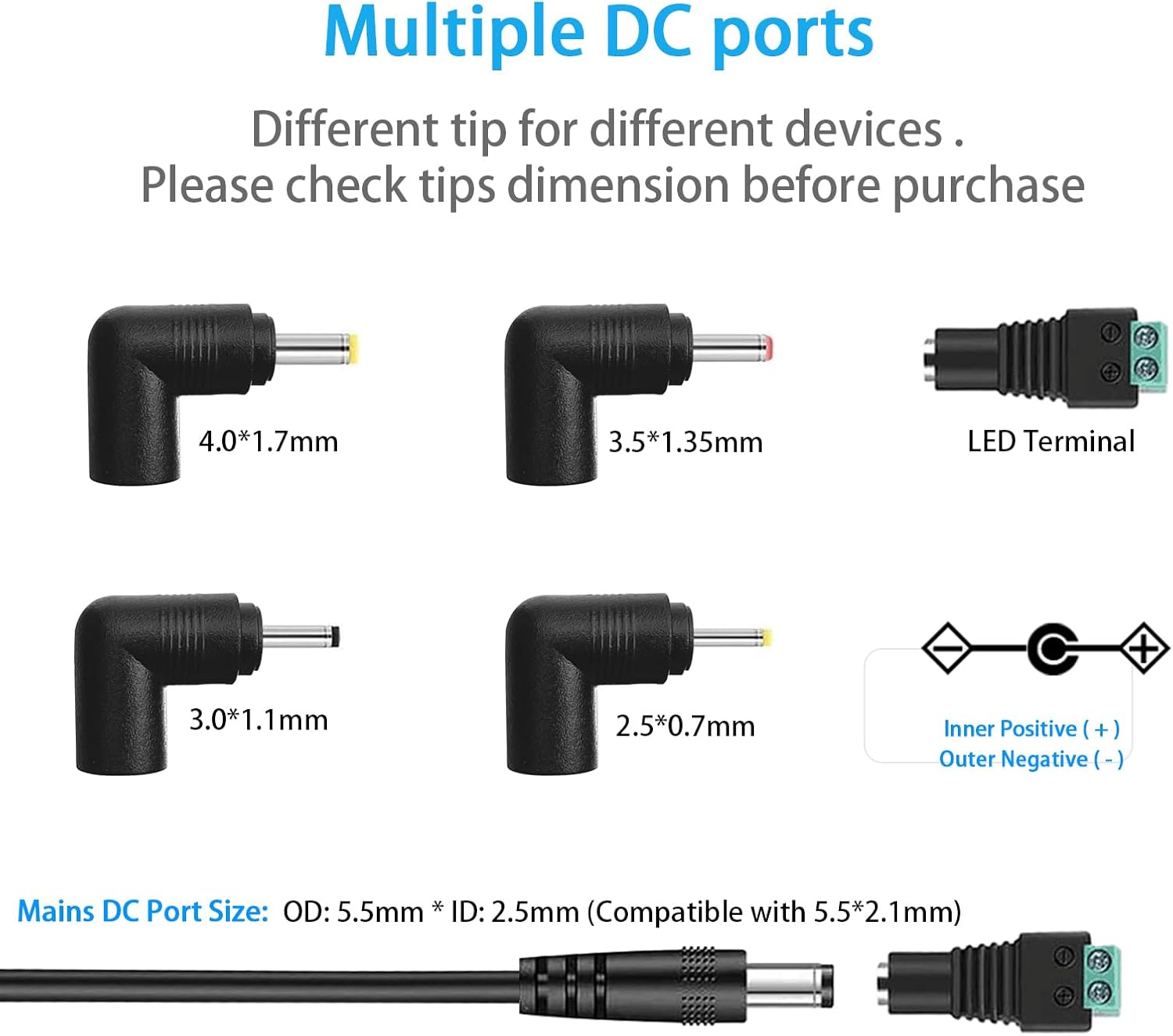 18V AC To DC 1A Power Supply Adapter