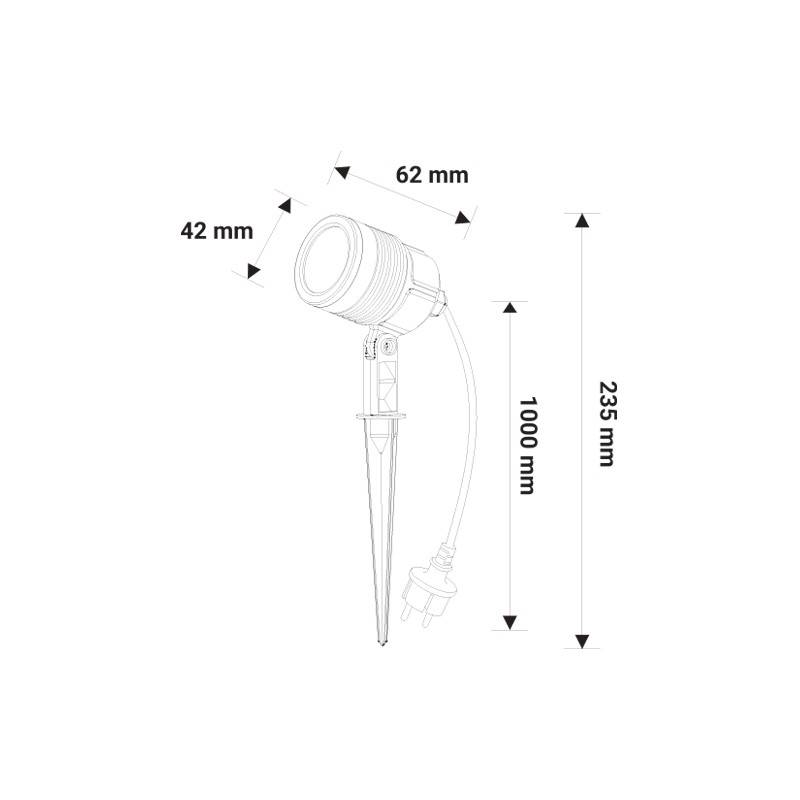 LED Spotlight With Spike