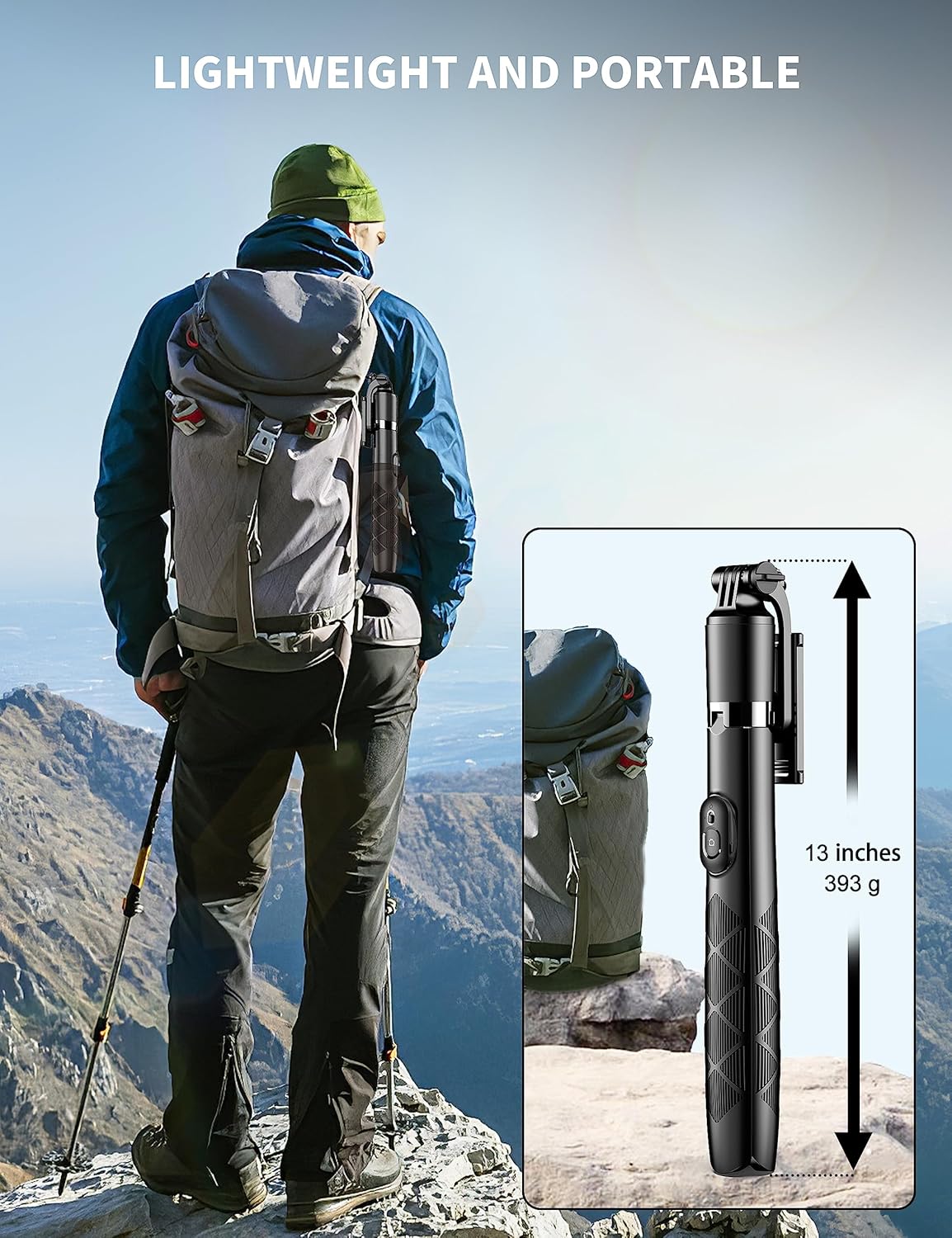 SelfieShow 71" Phone Tripod & Selfie Stick