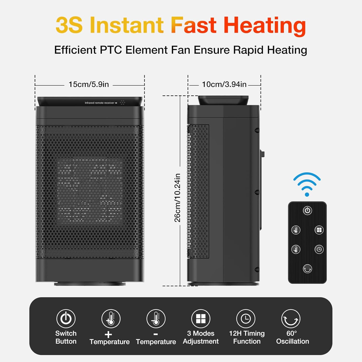 Altronia Electric Space Heater