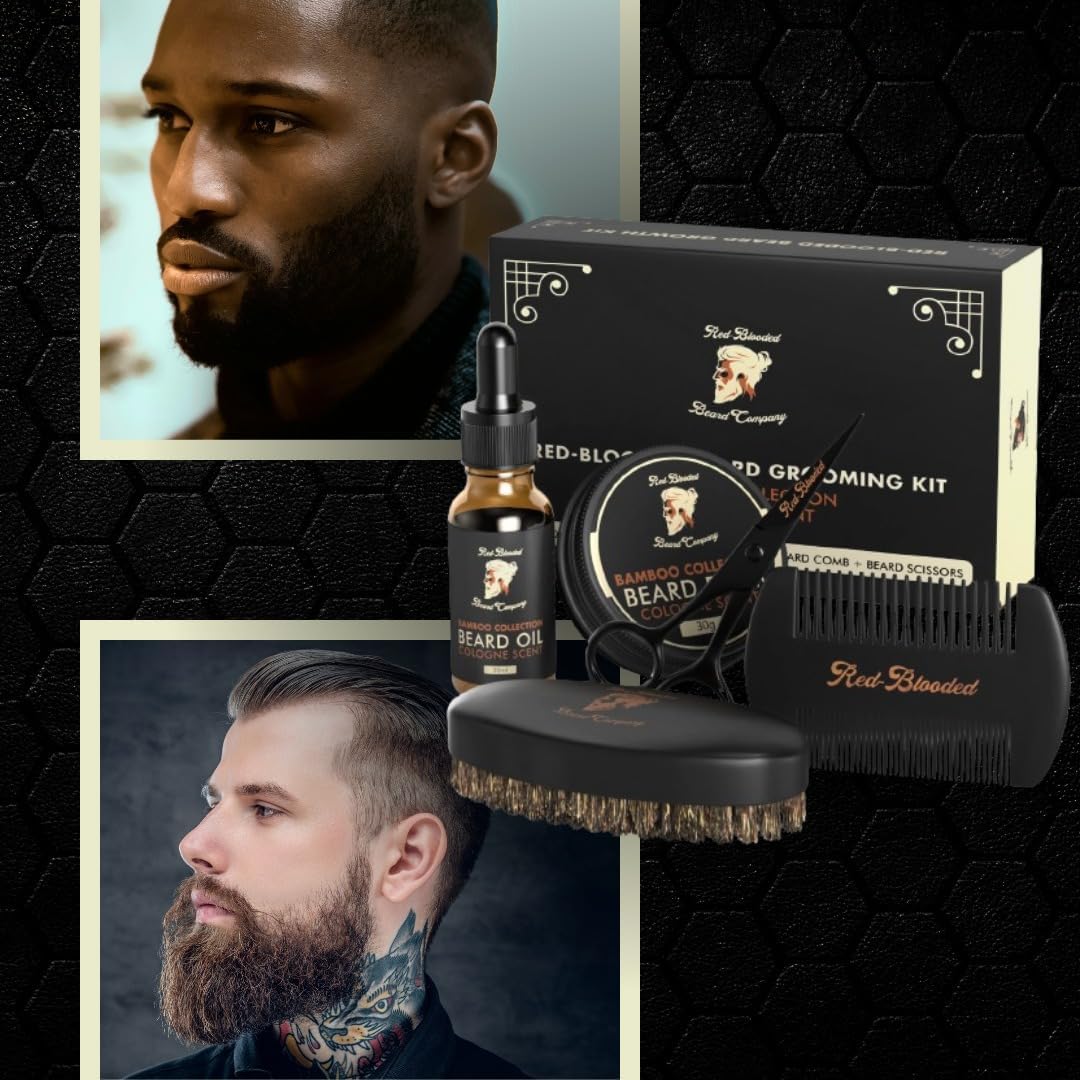 Red-Blooded Beard Grooming Kit
