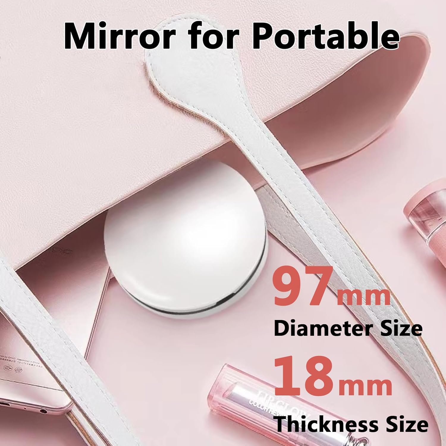 Compact Mirror With Sun Protection Camera