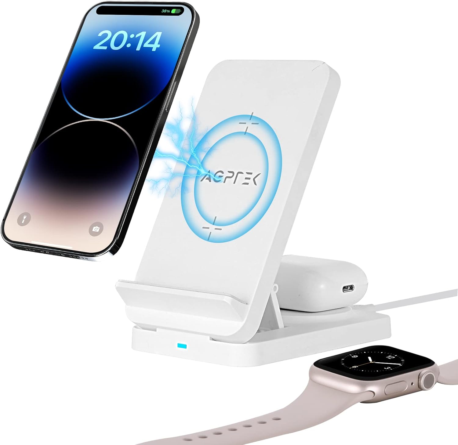 AGPTEK Wireless Charger 3 In 1