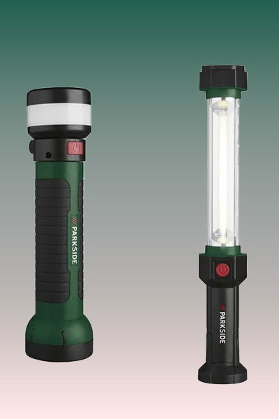PARKSIDE® LED Battery-powered Flashlight »PATC 2 B1«, Approx. 6500 K