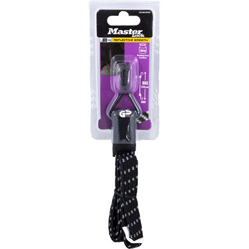 Master Lock Smooth Reflective Rubber Rope 80cm