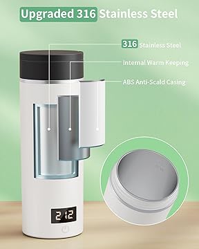 AIRMSEN Travel Electric Kettle