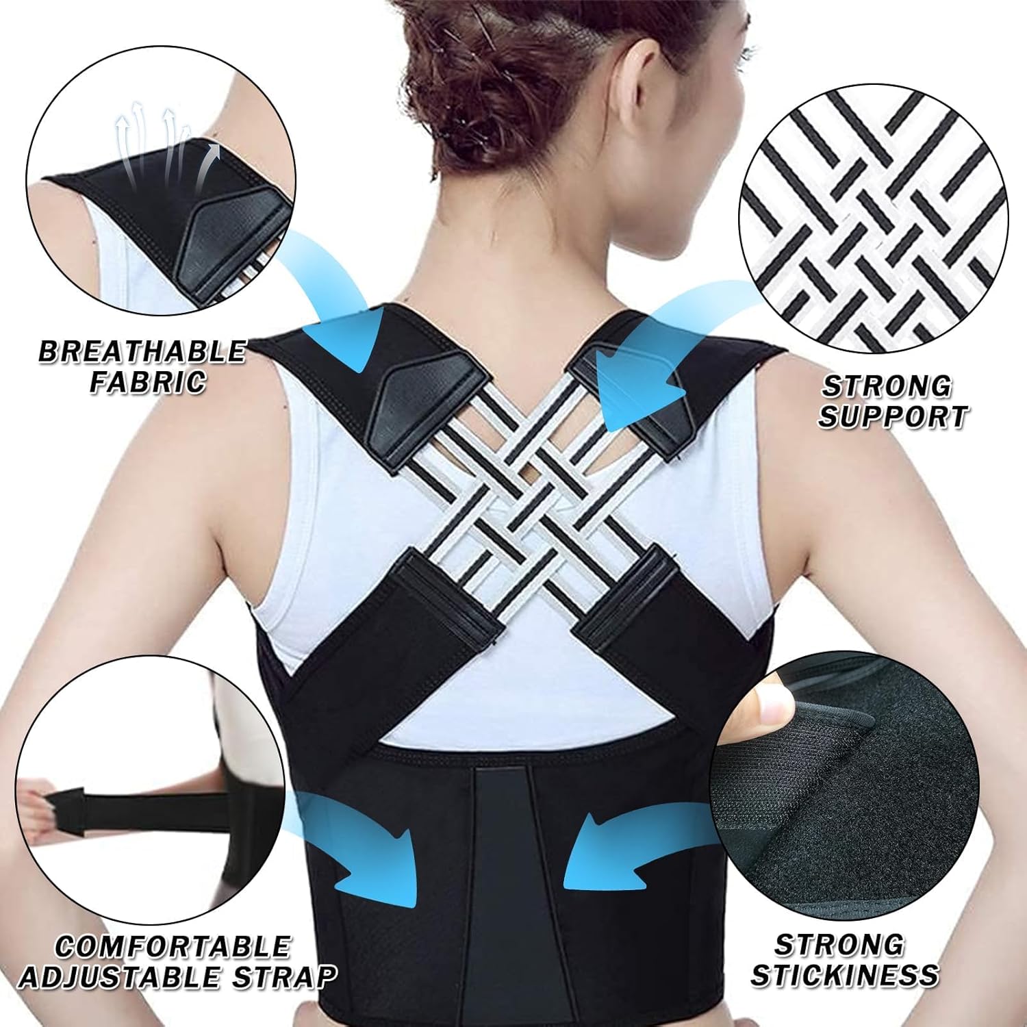 TaimeiMao Adjustable Back Posture Belt
