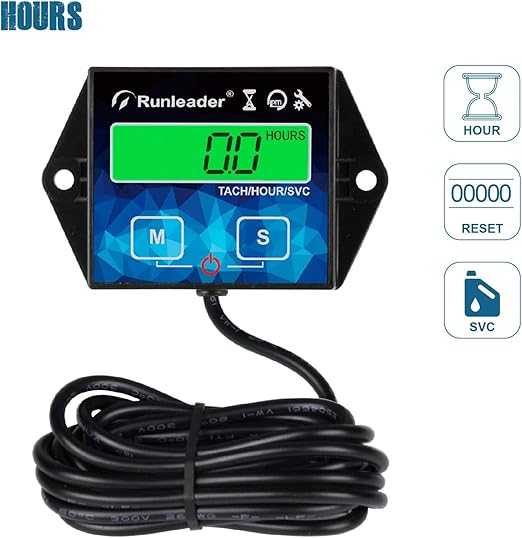 Runleader Digital Tach/Hour Meter