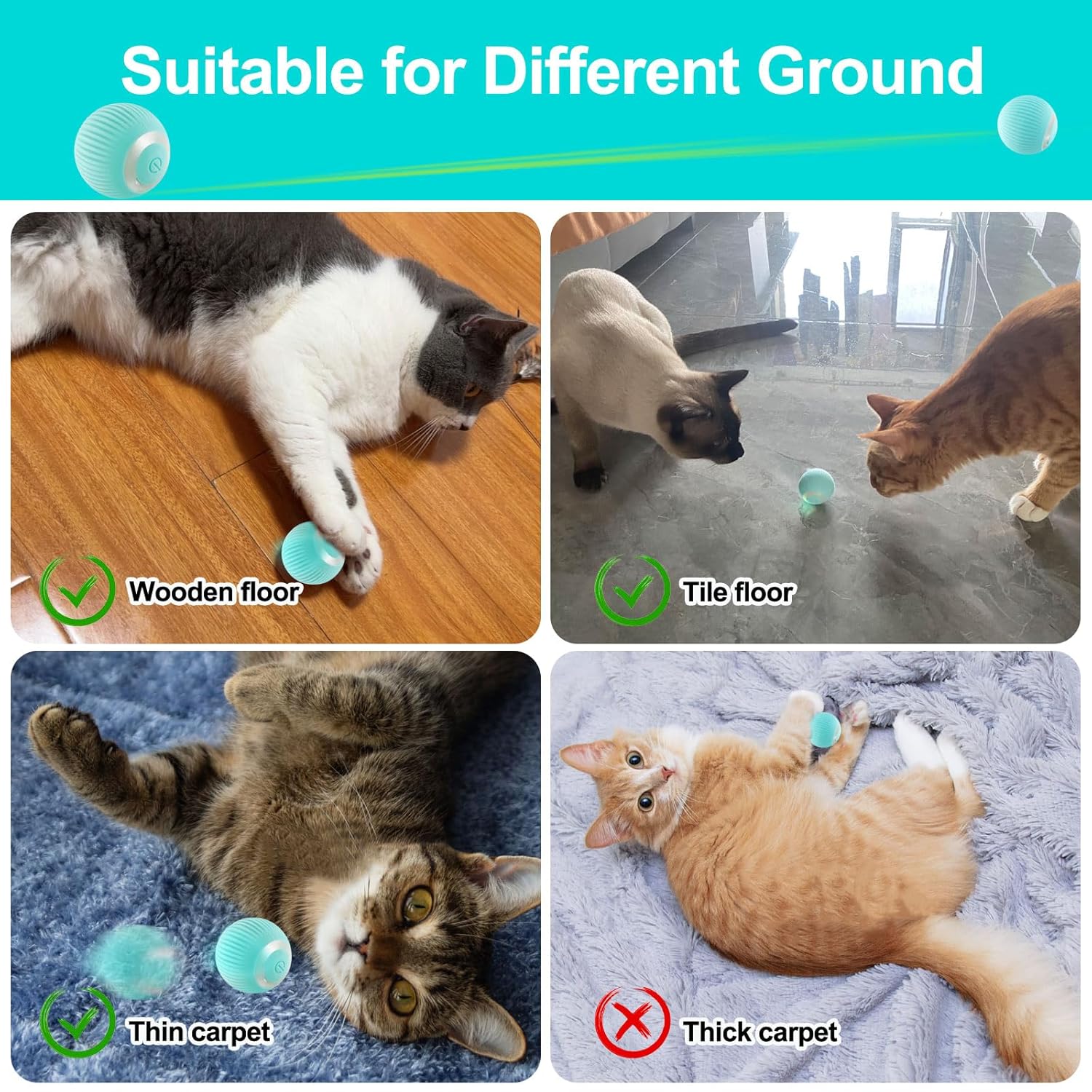 Interactive Cat Ball Toy