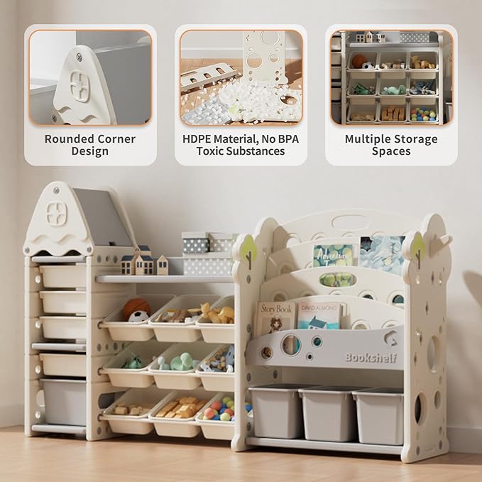 Linor Kids Toy Storage Organizer