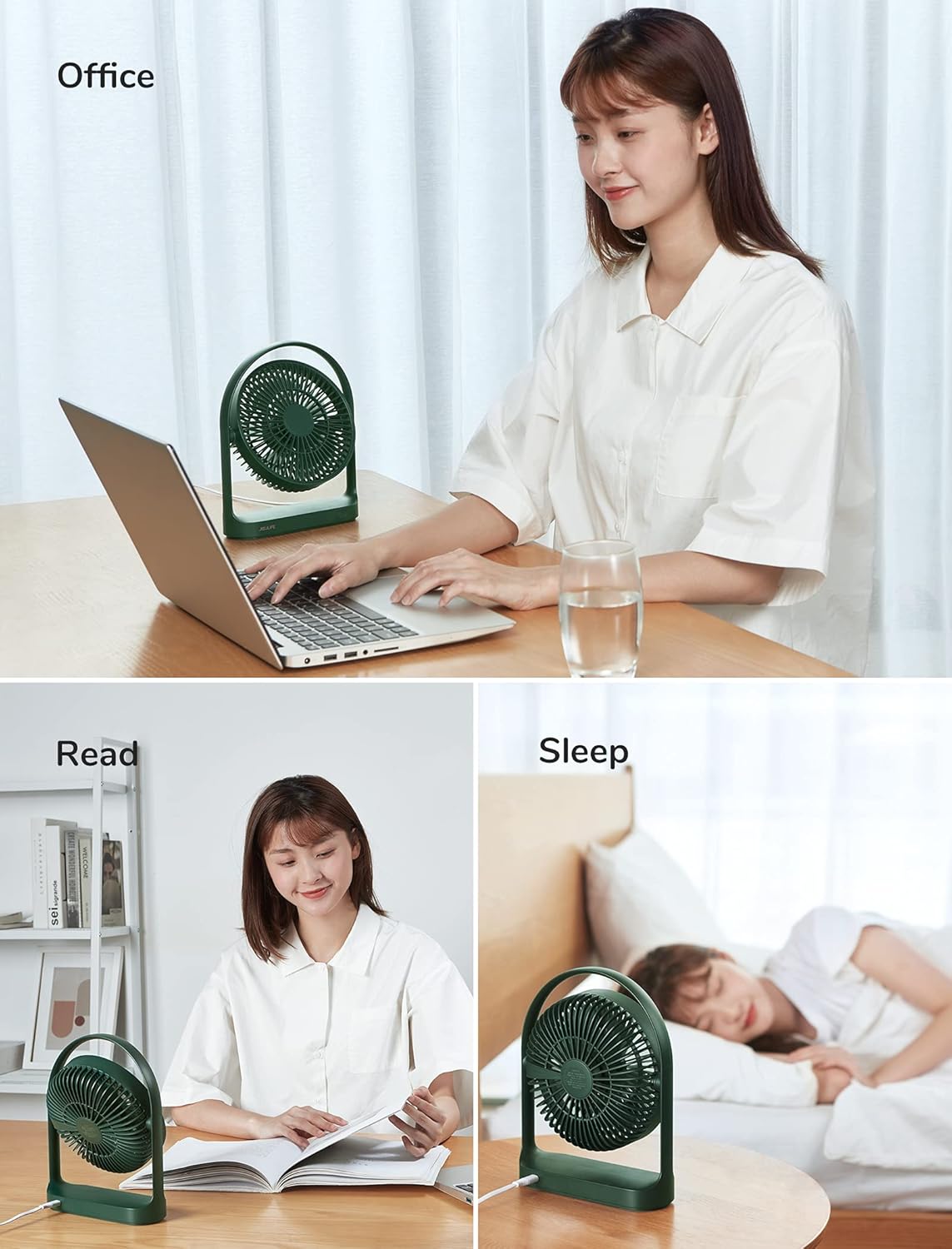 JISULIFE Desk Fan