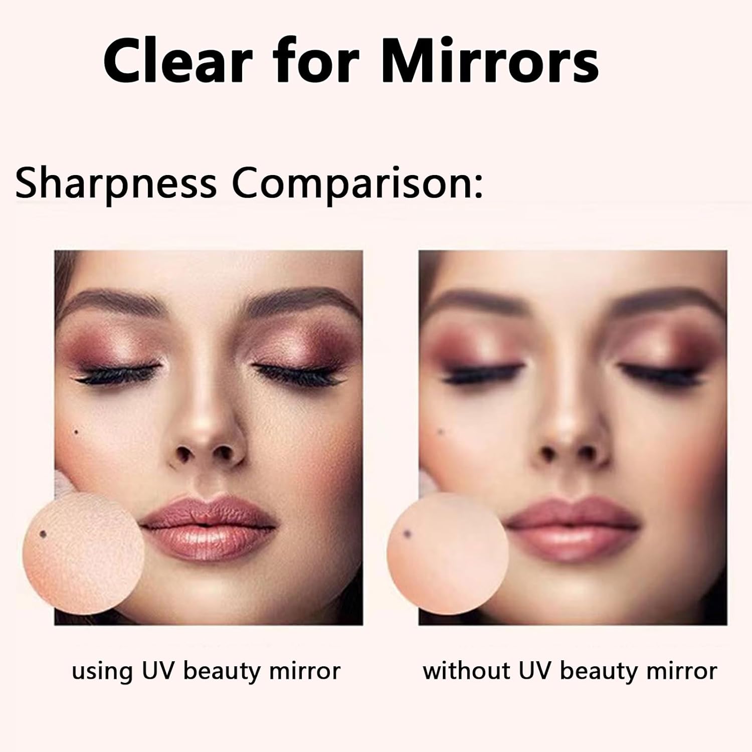 Compact Mirror With Sun Protection Camera
