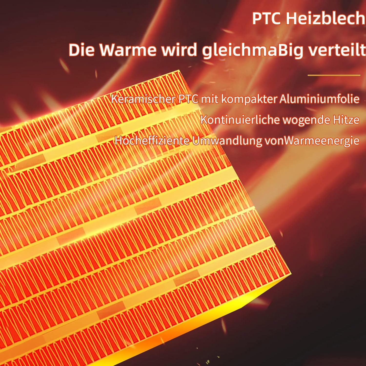 Ceramic Plug In Fan Heater