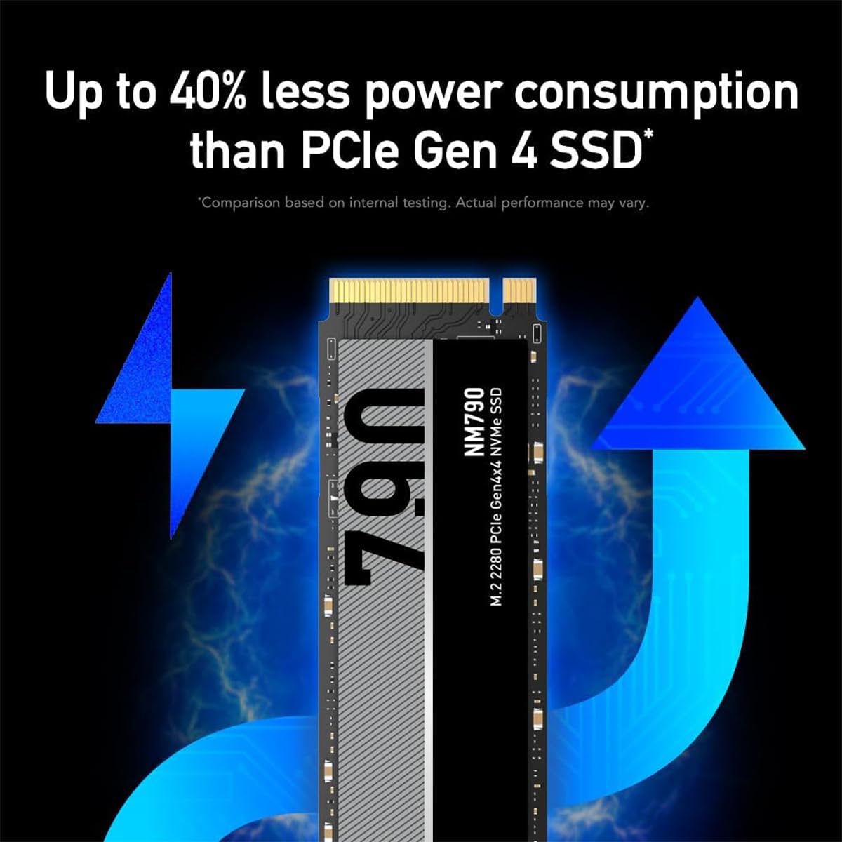 Lexar 1TB NM790 SSD PCIe Gen4 NVMe M.2 2280 Internal Solid State Driv