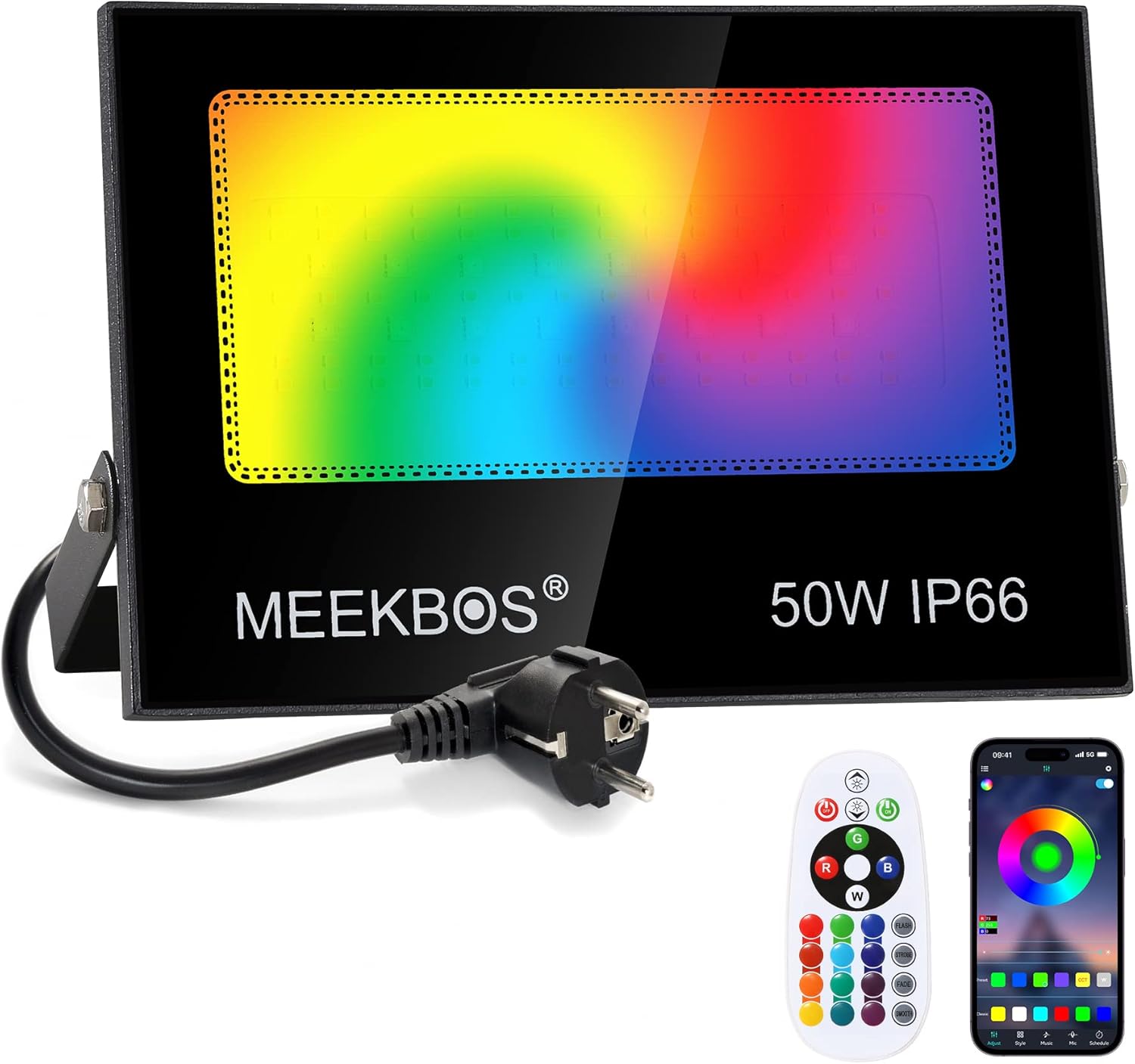 MEEKBOS RGB Flood Light 50W