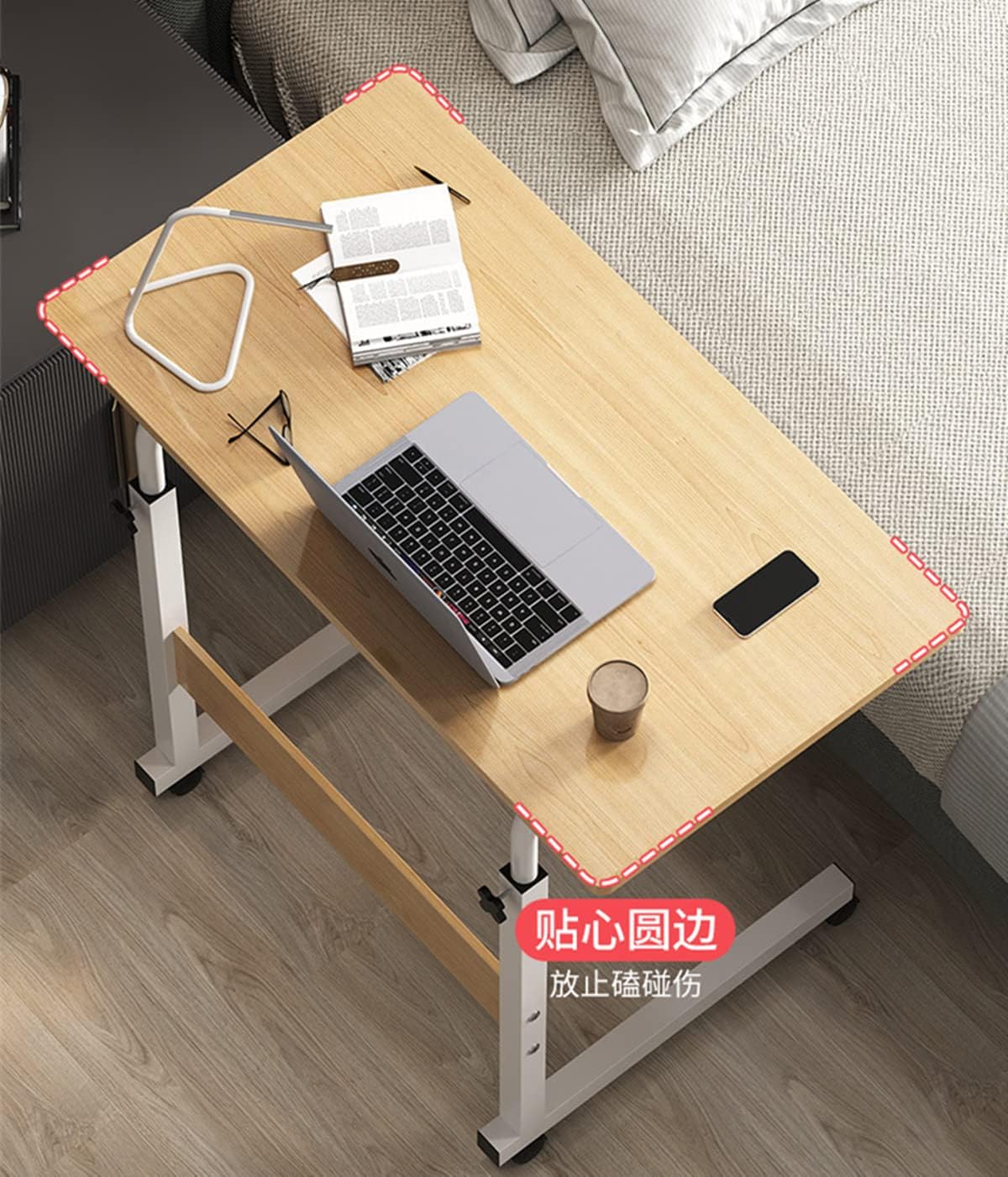 Mobile Laptop Computer Desk For Bedside,