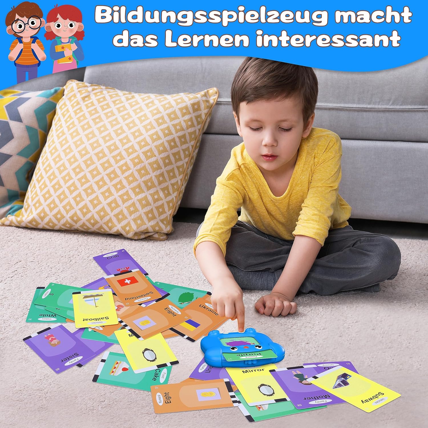 SIMPIM Flash Cards Educational Toy
