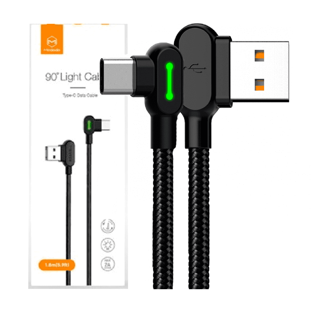 Cable For IPhone 1.2 Meter Button Mcdodo 90 Degrees