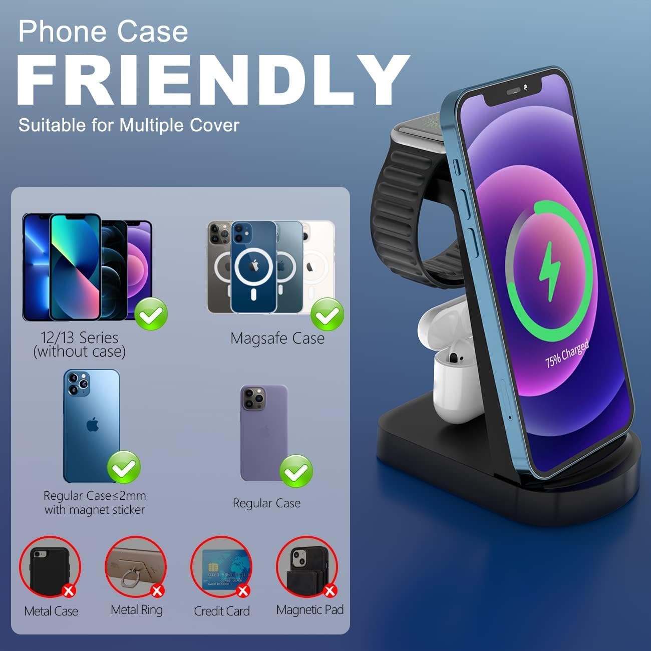 3 In 1 Wireless Charging Station
