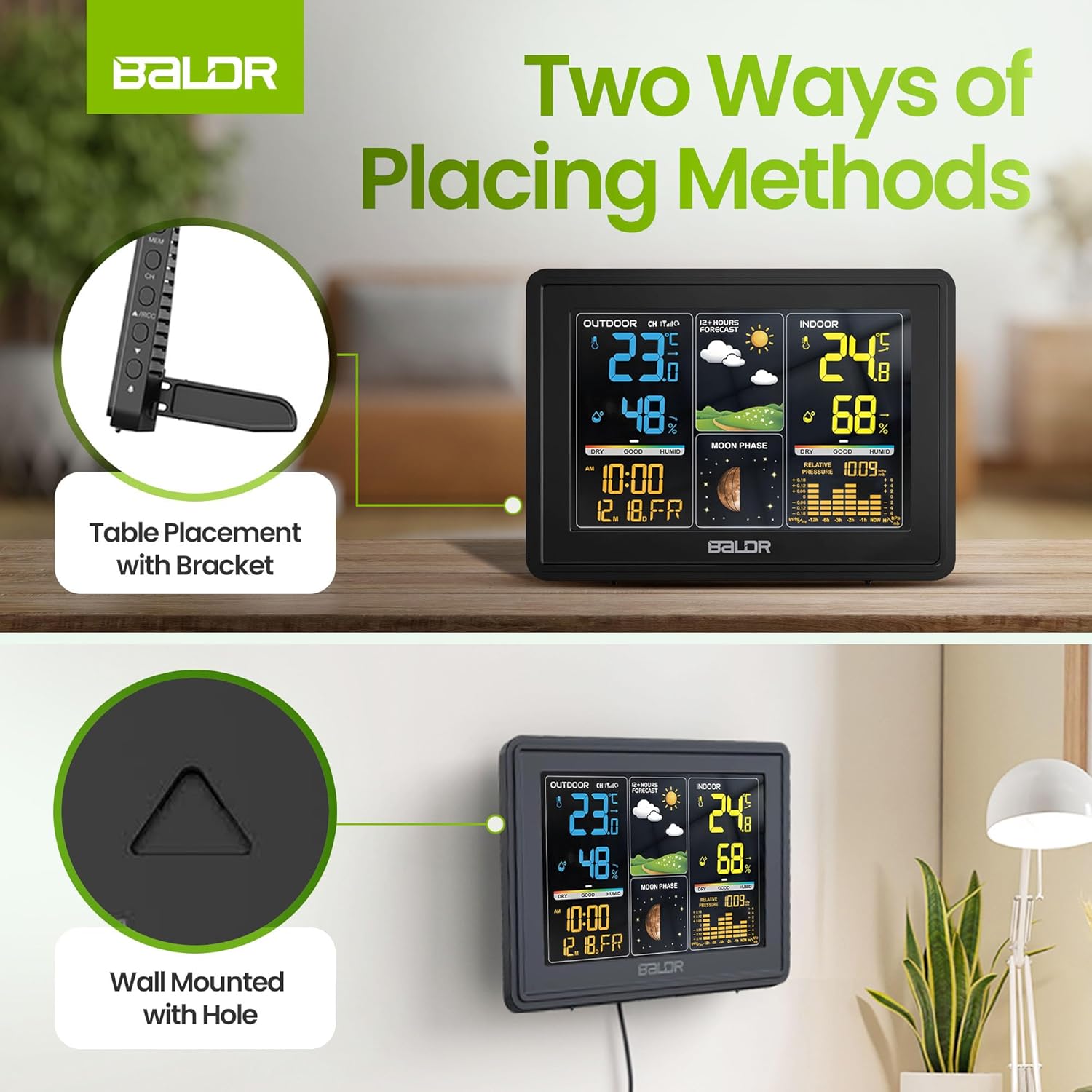BALDR Home Weather Station & Indoor