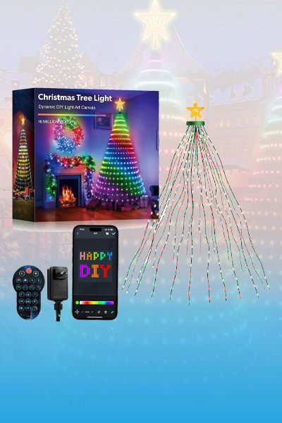 6Ft Smart Christmas Tree Lights