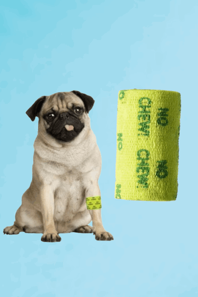 No Chew Bandage, 4" By 5 Yd