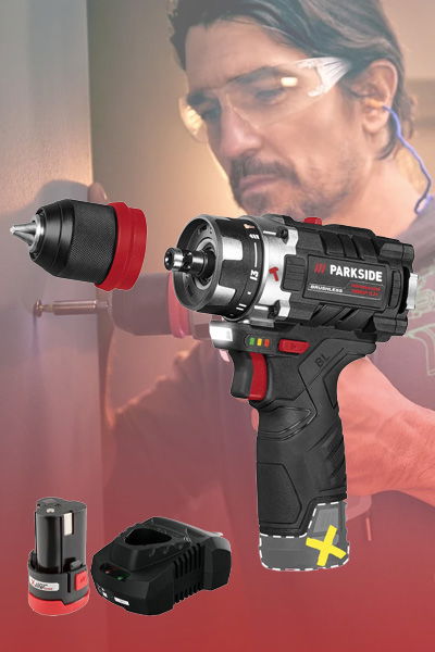 Parkside Cordless Hammer Drill PSBSAP 12 A1