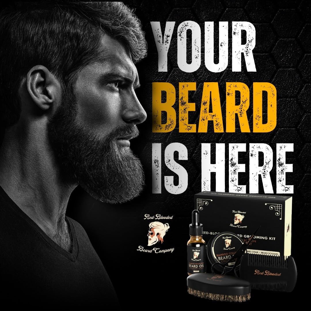 Red-Blooded Beard Grooming Kit
