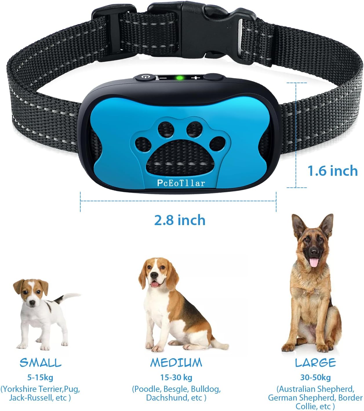 PcEoTllar Bark Collar