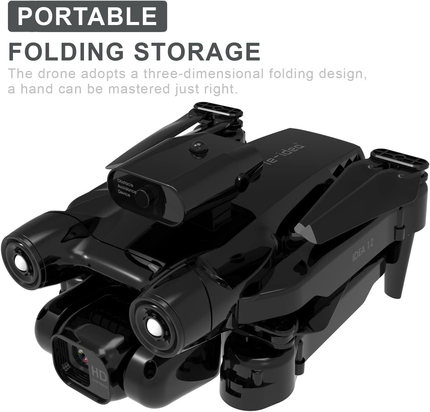 IDEA12 Drone With Adjustable Camera 1080P