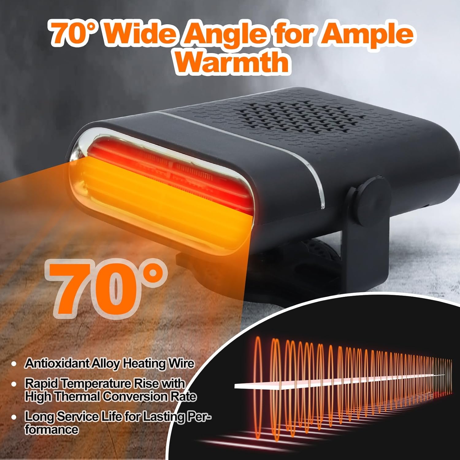 2-in-1 Multi-Function Portable Car Heater
