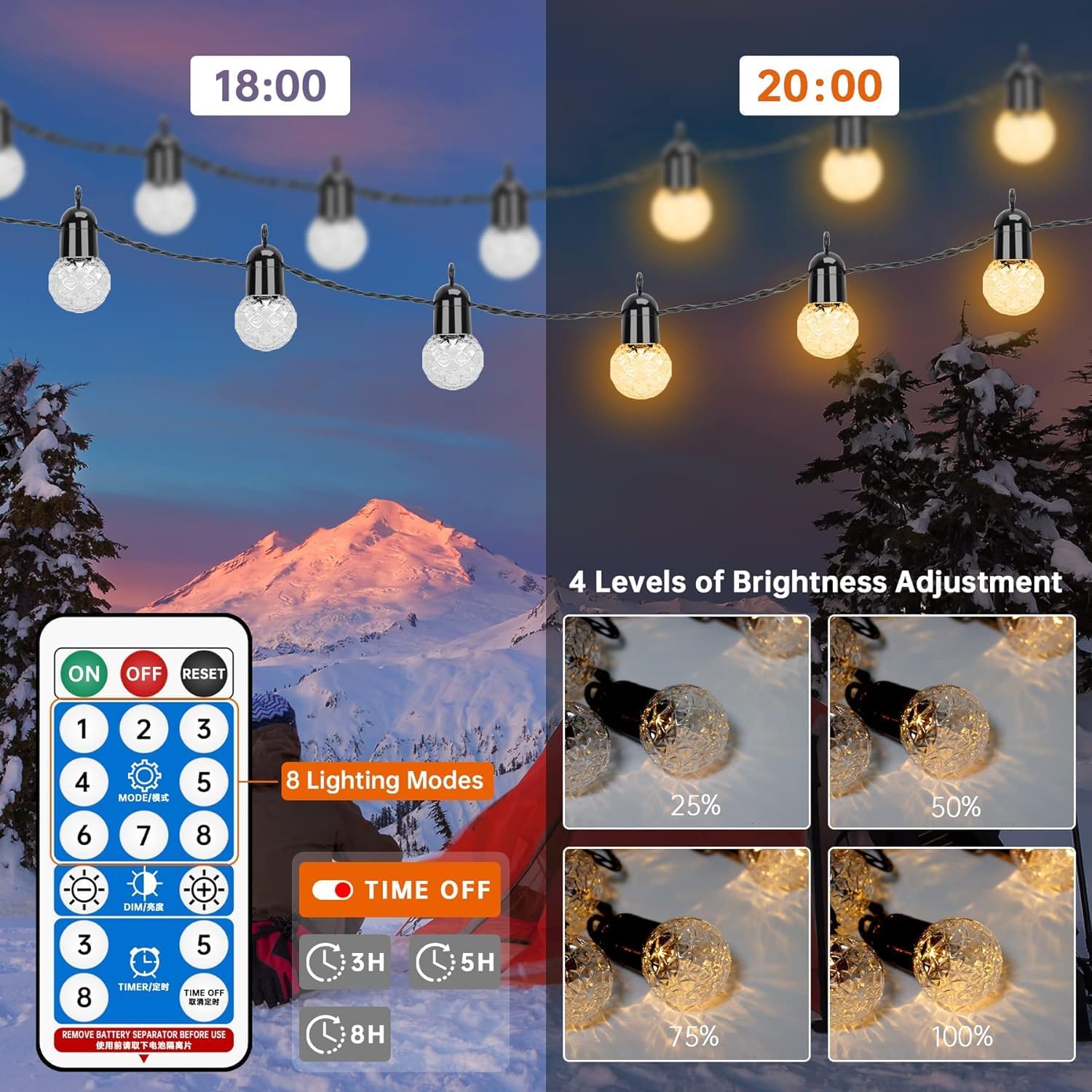 Solar Fairy Lights Outdoor